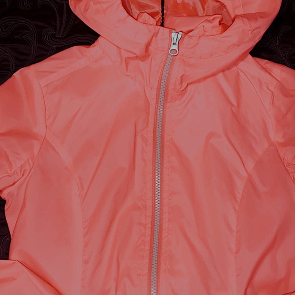 Neon Pink Spring Windbreaker Zip-Up - Picture 4 of 5